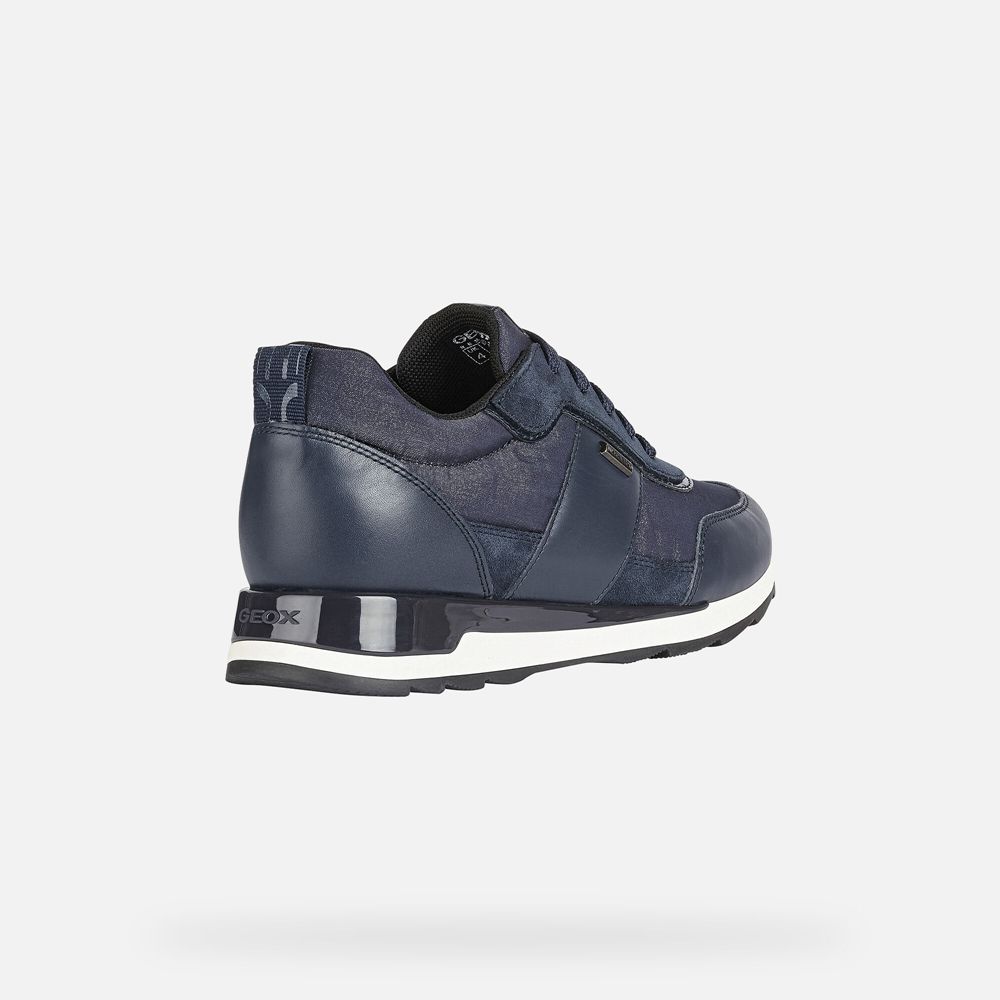 Geox Sneakers Navy New Aneko B Abx - Geox Womens Shoes - IHFNUP478